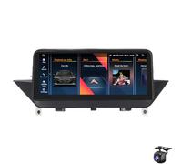for B-MW X1 E84 2009-2015 Wired Wireless CarPlay Android Auto Bluetooth Mirror Link Car Stereo Multimedia Radio Receiver TouchScreen(Size:8 CORE 8+256G,Color:10.25" No Screen)