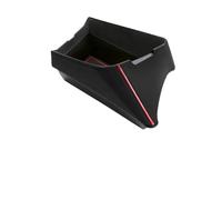 For B&MW X1 F48 X2 F39 2016-2021 LHD Car Central Seat Armrest Box Console Storage Box Organizer Tray Interior Accessories Car Armrest Box(BlackLeather RedEdge)