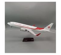 For B737-800 Algeria 1/180 Scale 47cm Aviation Plane Model With Landing Gear And Lights Collection For Collection Gifts(With light)