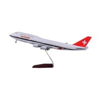 For B747 Swiss 1:150 Scale 47CM Model With Light And Landing Gear Resin Enthusiasts For Collection Gifts(No light)