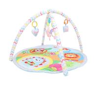 For Baby Play Gym, Colorful Foldable Portable Activity Play Mat with Rattle Toys for Promoting Motor Sensory Development, For Newborn Infant Baby
