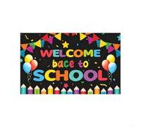for Back to School Banner 180x110cm Classroom Decor for Back(QZBBJ207)