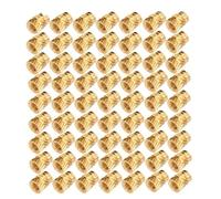 For Baiozraw 3D Printer 100Pcs M3 for Schroefdraad Insert for Messing Insert for Noten Injectie Hot-Melt Messing Moer M3x5x4 For voron Parts