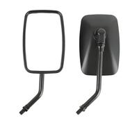For Bajaj For Discover 125 Black 10MM Universal Motorcycle Rear View Mirrors Thread Black Rectangle Side Mirror Scooter ATV 1 Pair