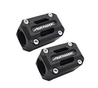 For Bajaj Pulsar150 250 400 Dominar250 400 Avenger Street 150 180 220 Crash Bars Engine Bumper Protective Block 22MM 25MM 28MM(Black d)