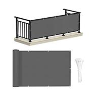 for Balconies Waterproof Garden Panel Fence Privacy Mesh Outdoor Patio e Ideal for Gardens Pools and Railings with Ties
