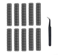 For Bambu For A1 Silicone Nozzle Cleaning Brush Kit 10 Pieces with Tweezers for Effective Filament Removal