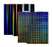 for Bambu Lab A1 Mini 3D Printer H1H Build Plate, Double Sided Sheet Heated Bed Spring Steel Flexible Platform 184X184mm,Light Beam+Phantom,Smooth and Colorful Plate for 3D Printer Accessories