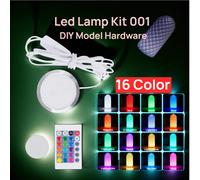 For Bambu Lab Adjustable Light Kit Led Light Hardware Bambulab Light Kit 001 Led Light Parts Diy Model 3d printer accessories 2pcs 16 color Control