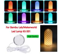 For Bambu Lab LED Lamp Kit 001 Warm White DC 5V 3W for Bambu Lab 3D Printer Official Bambu Lab Accessories 3D Printer Parts 2PCS Led Lamp Adjustable
