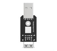 For Bambu Lab P1s P1p Dual Usb Hub Splitter, Black Abs Adapter With Screw Kit For 3d Printer Accessories And Led Strips, 5v 1.5a Output Expander