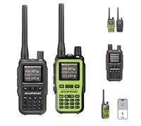 For BaoFeng UV5RMini Two Way Radio, Mini Walkie Talkie Bluetooth Power Adjustable Tiny Size Frequency Copy 999 Channels Type-C Fast Charging, Outdoor Emergency, Hunting Equipment Set
