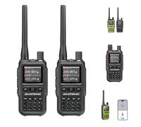 For BaoFeng UV5RMini Two Way Radio, Mini Walkie Talkie Bluetooth Power Adjustable Tiny Size Frequency Copy 999 Channels Type-C Fast Charging, Outdoor Emergency, Hunting Equipment Set