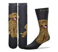 For Bare Feet Fbf Unisex-Adult Realistic Dog Breed Sock, Poodle Realistic, One Size