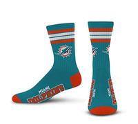 For Bare Feet Men's NFL 4-Stripe Deuce Performance Crew Socks