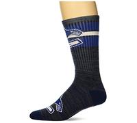 For Bare Feet Men's NHL Vancouver Canucks First String Crew Sock Team Color Large