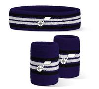 For Bare Feet NBA Utah Jazz Officially Licensed Team Logo Headband & Wristband Combo Pack Team Color OSFM