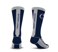 For Bare Feet NCAA MVP Crew Sock Medium, Team Color, M