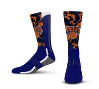 For Bare Feet Unisex Kid's NBA Digi Mashup Crew Sock, Team, One Size