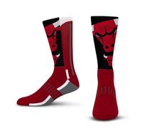 For Bare Feet Unisex Kid's NBA Logo Zoom Mesh Secondary Color Crew Sock, Team, One Size