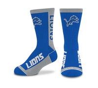 For Bare Feet Unisex Kid's NFL MVP Crew Sock Youth, Team Color, One Size