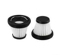 For Baseus Compatible Replacement Filter for A3 Lite Handheld Vacuum Cleaner with Improved Airflow Design, High Filtration Efficiency, Extended, 2 Pack, Black & White