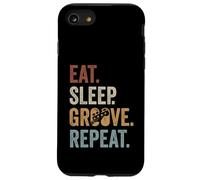 For Bass Player Eat Sleep Groove Repeat Bass Guitar Case for iPhone SE (2020) / 7 / 8
