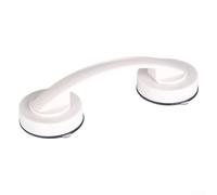For Bathroom and Kitchen Suction Grab Bar, No Drilling Needed, ABS Material Handle, Memory Function for Reuse, Supports up to 5kg on Smooth Surfaces (White)