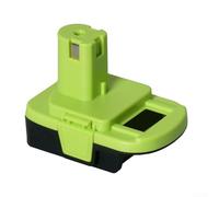 for battery Adapter for to - PC Plastic Converter Accessory for Cordless Power for source DIY Projects Green(DM18RL-Green)