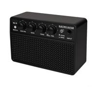 for battery Powered Guitar Amp Portable for mini Speaker Black | for battery powered operation, no outlet needed, quick setup anywhere, compact size 152mm, ideal for outdoor use