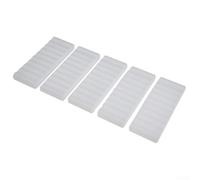 for battery Storage Box, 5-Piece 10-Cell PP Plastic Organiser Case for AA AAA Batteries, Portable Power Cell Holder and Transport Container Set(5pcs AA-10 Slots)