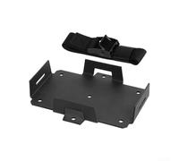 for battery Tray with Secure Strap for 6V 7-12AH & 12V up to 15AH - Rustproof Aluminium Mount for Car Truck for atv 15.1x12.6cm