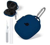 for Beats Powerbeats Pro 2 Case, Soft Silicone Shockproof Protective Case Cover for Beats Powerbeats Pro 2 Accessories with Cleaning Kit & Keychain (Blue)