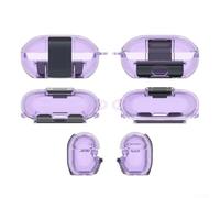for beats Solo for buds Case ABS Material Shockproof Cover (Purple) | Drop protection, shock absorbing, hard shell design, daily commute safe, scratch resistant
