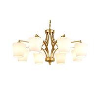 for bedroom study,e27 american style living room chandelier,wrought iron retro ceiling lamps-golden. 8