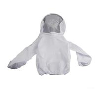 for beekeeper Suit 2 Pack Pull Over Smock with Round Hat - Ventilated Mesh Bee Protection Clothes - Elastic Cuffs Backyard for beekeeping Outfit