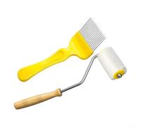 for beekeeping Kit with Stainless Steel Honey Uncapping Fork and Wax | Roller, Ergonomic for apiculture Equipment Set for Hive Management, Propolis Collection and Honey Extraction, Suitable for
