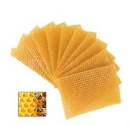 For Beeswax Foundation Sheets 133mm by 90mm for Candle Production and Hive Frame Setup No Artificial Fillers (10pcs)