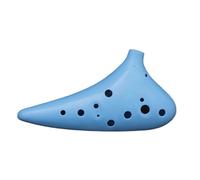 for Beginners ocarina 12 Hole Ocarina 4 Colors Plastic Ocarinas Musical Instrument Easy To Learn And Carry For Music Lover And Beginner (Color : Blue)