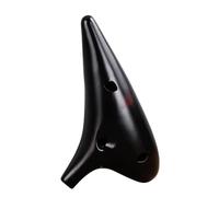 for Beginners ocarina BC Tune Ocarina Plain-fired Smoked Ceramic Production Beginner Teaching 12-hole Ethnic Musical Instrument (Color : 2)