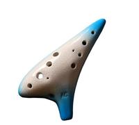 for Beginners ocarina Blue Gradient Ocarina 12 Hole Alto C Key AC Beginner Teaching Ocarina Of Time National Musical Instrument Gifts (Color : Blue)