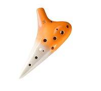 for Beginners ocarina Ocarina Twelve Holes Alto C Key Straw Smoked Master Ocarina Orange And White Gradient