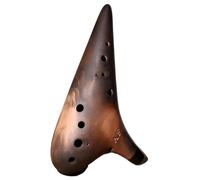for Beginners ocarina Ocarinas Time Instrument Pottery Flutes Professional 12 Hole Advanced Transverse Accessories Smokey (Color : AF)