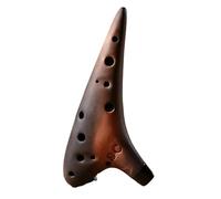 for Beginners ocarina Ocarinas Time Instrument Pottery Flutes Professional 12 Hole Advanced Transverse Accessories Smokey (Color : SC)