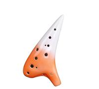 for Beginners ocarina Play Twelve-hole Ocarina Alto C Key AC Ceramic Production Accurate Tone Beginner's Gradient Ocarina 12 Holes (Color : 1)