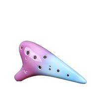 for Beginners ocarina Play Twelve-hole Ocarina Alto C Key AC Ceramic Production Accurate Tone Beginner's Gradient Ocarina 12 Holes (Color : 3)