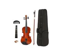 for Beginners Violin 1/8 Splint Bright Acoustic Violin Fiddle With Case Bow Enhance Sound With Vibration Panel For Beginner (Color : Brown)