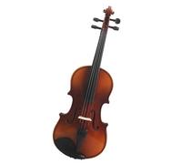for Beginners Violin 4/4 1/4 1/8 Violin Acoustic Solid Wood Natural Color Bright Fiddle Basswood (Color : 4/4)