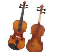 for Beginners Violin 4/4 1/4 1/8 Violin Acoustic Solid Wood Natural Color Bright Violino Basswood Violin Kits With Case Bow (Color : 1/4)