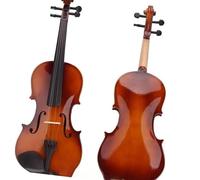 for Beginners Violin 4/4 3/4 1/2 1/4 1/8 Size Fiddle Acoustic Violin Fiddle W/Case Bow Whole Set For Beginner Student (Color : 1/4)